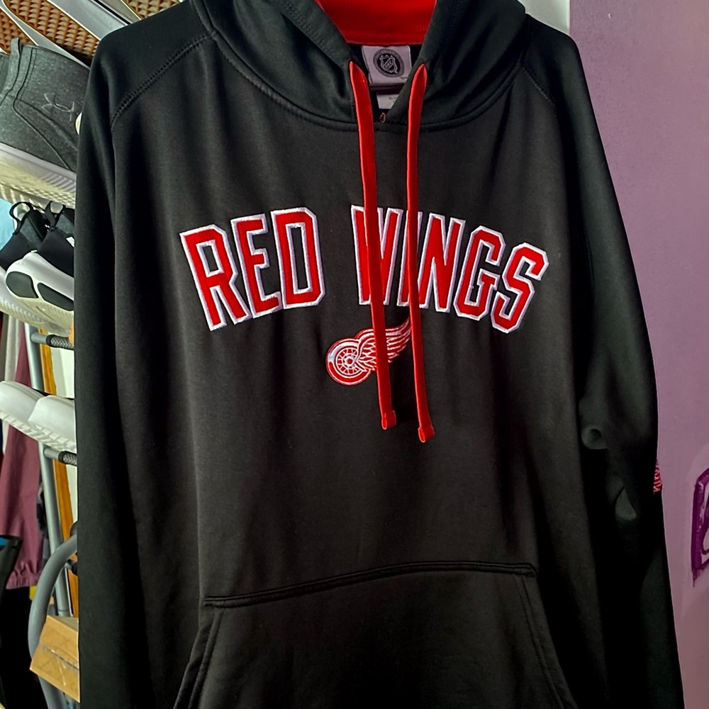 NHL Detroit Red Wings Hooded Sweatshirt - NWOT